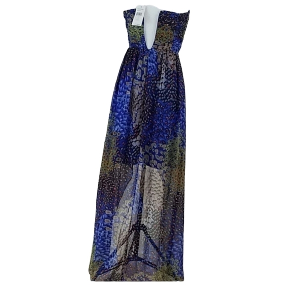 Max & Cleo~Sz 2~Multi High-Low Prom Dress NWT - Picture 3 of 10
